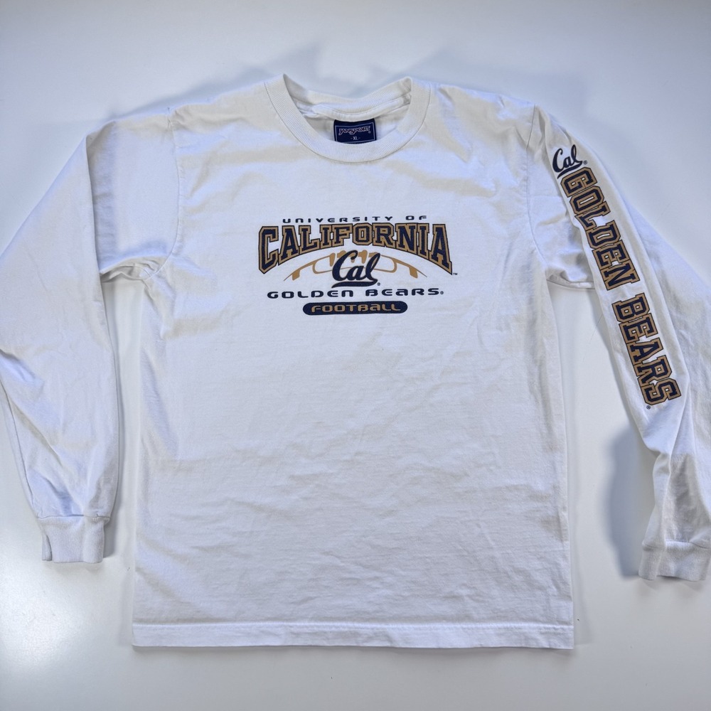 VTG JANSPORT University of California Berkley Cal Football Long SleeveT Youth XL